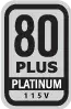 Brasão 80 plus Platinum 115V
